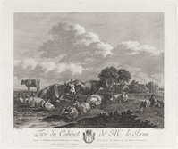KG 14791
<br/>
landschap met koeien
<br/>
<em>Garreau, Louis (werkz. 1782-1791)</em>